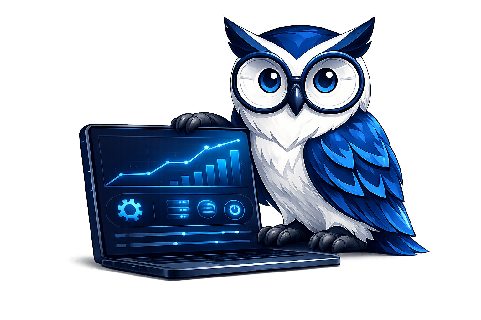 Hootigo at the control screen